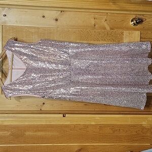 Plus DRESSEVER Sequined Cocktail Dress sz XXXL Glitter For The Holidays